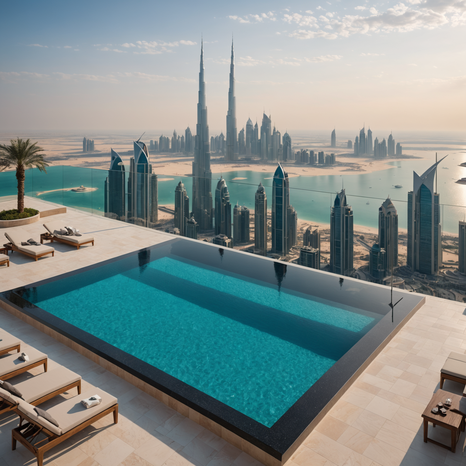 Aura Sky Pool - Luxury infinity pool in Dubai with panoramic skyline and Arabian Gulf views