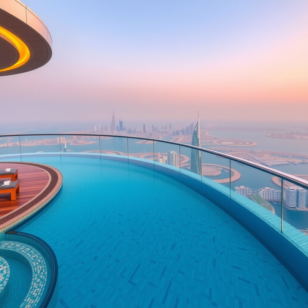 Aura Sky Pool - Luxury infinity pool in Dubai with panoramic skyline and Arabian Gulf views